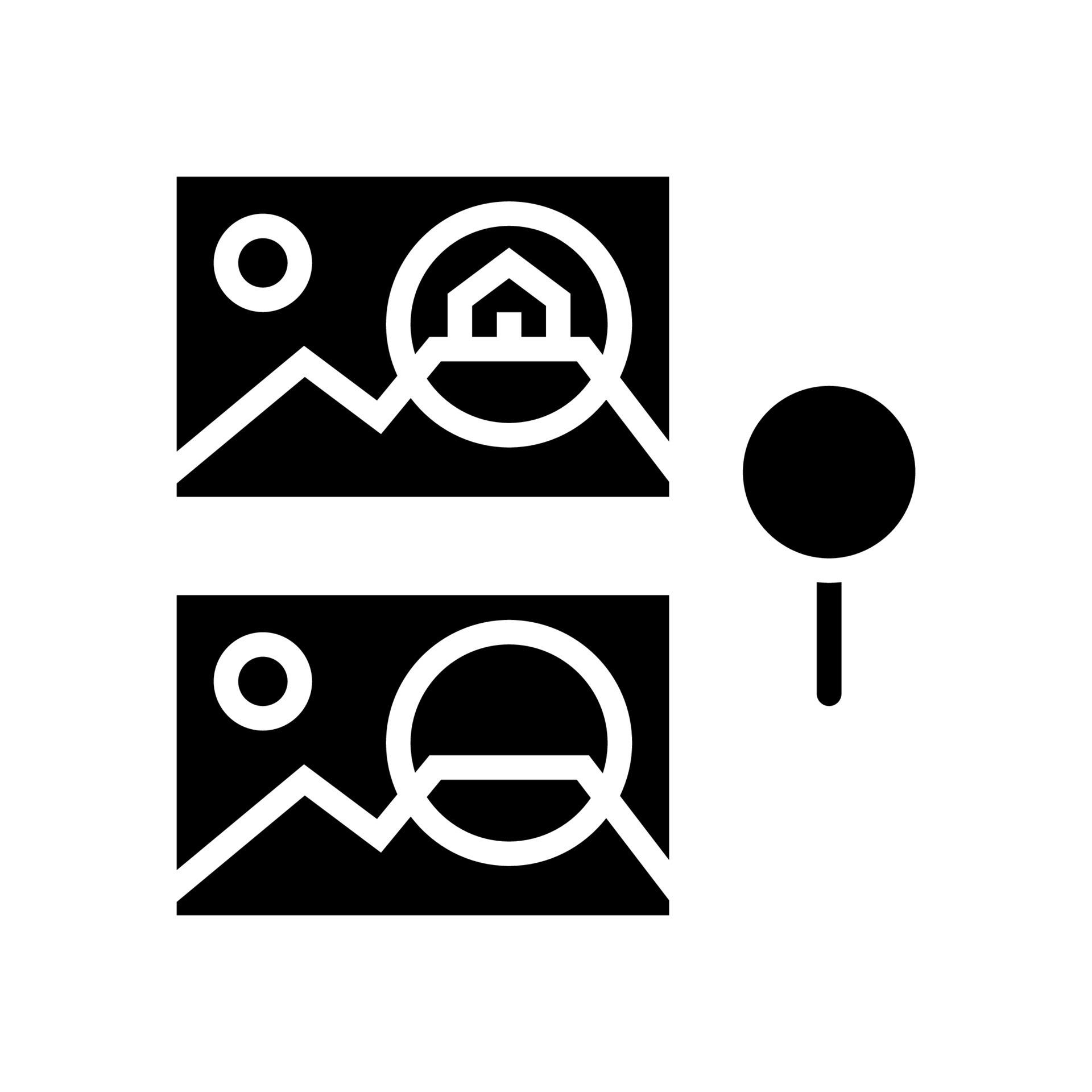 encontrar el diferencia glifo icono vector ilustración 23246716 Vector ...