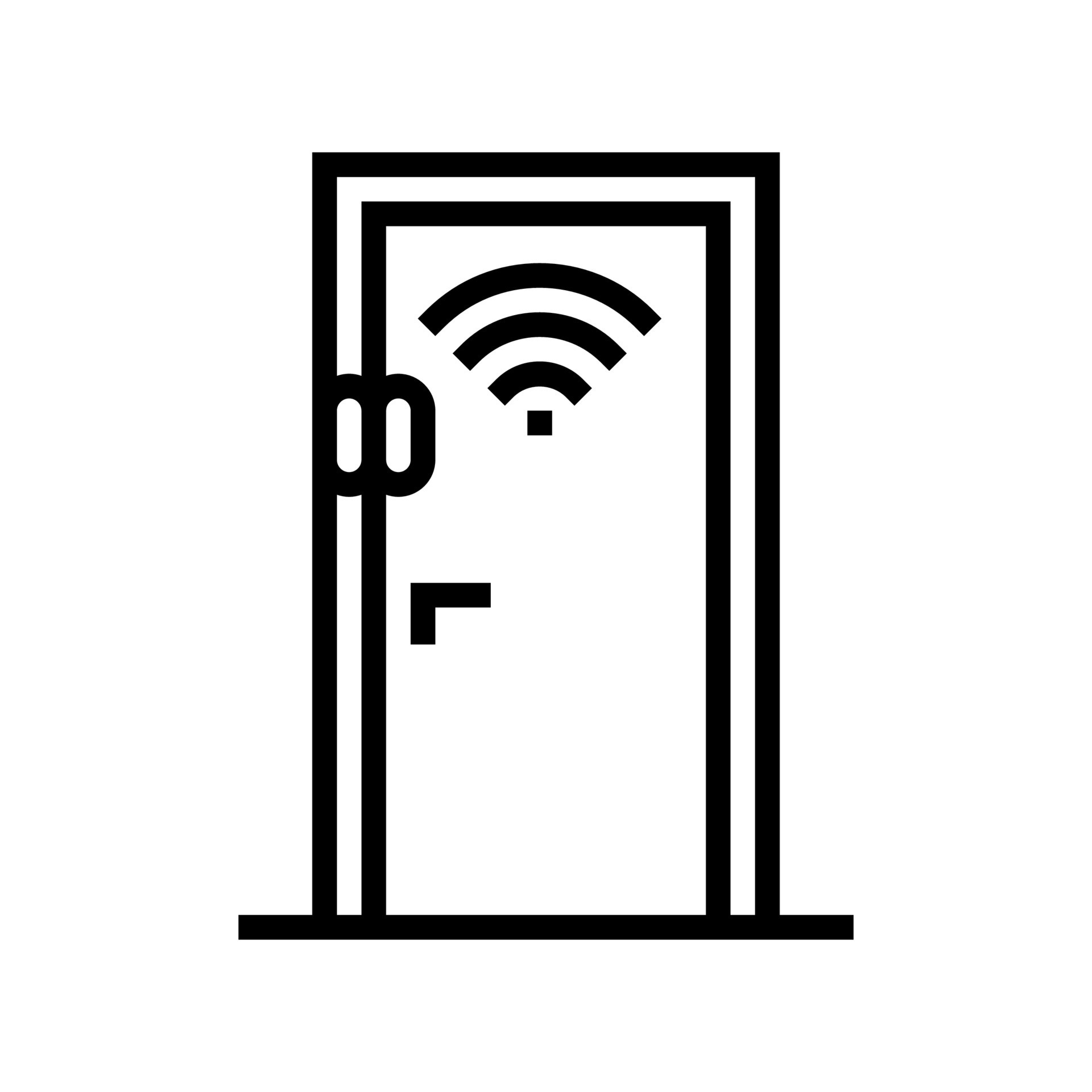 smart door sensor home line icon vector illustration 23247071 Vector Art at Vecteezy