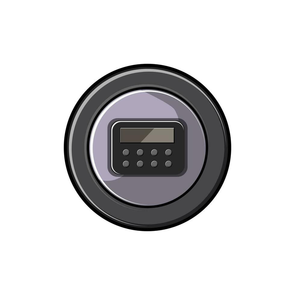 modern cd player cartoon vector illustration