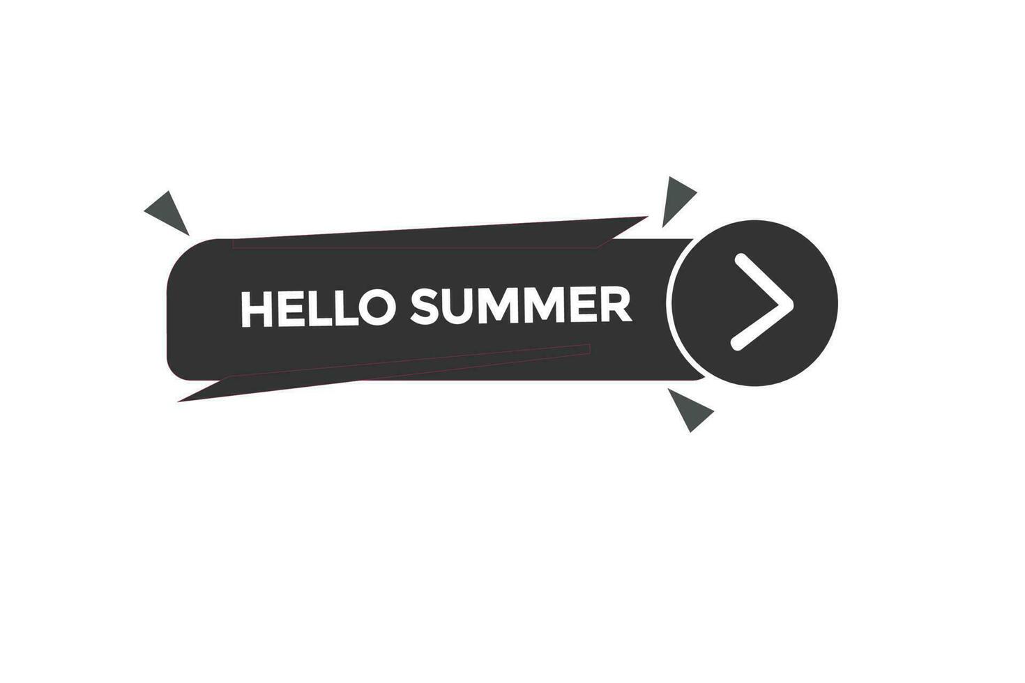 hello summer vectors.sign label bubble speech hello summer vector