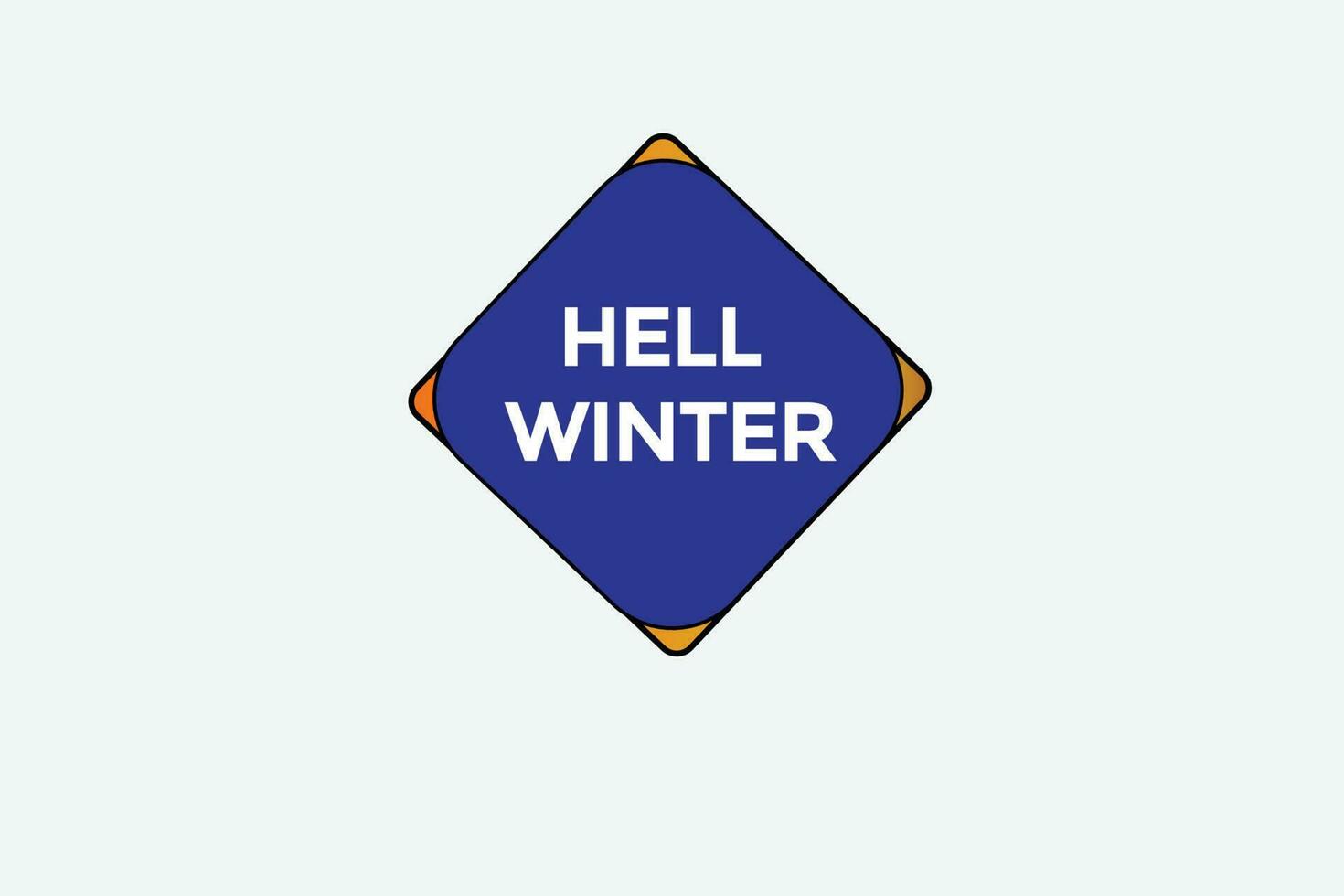 hello winter vectors.sign label bubble speech hello winter vector