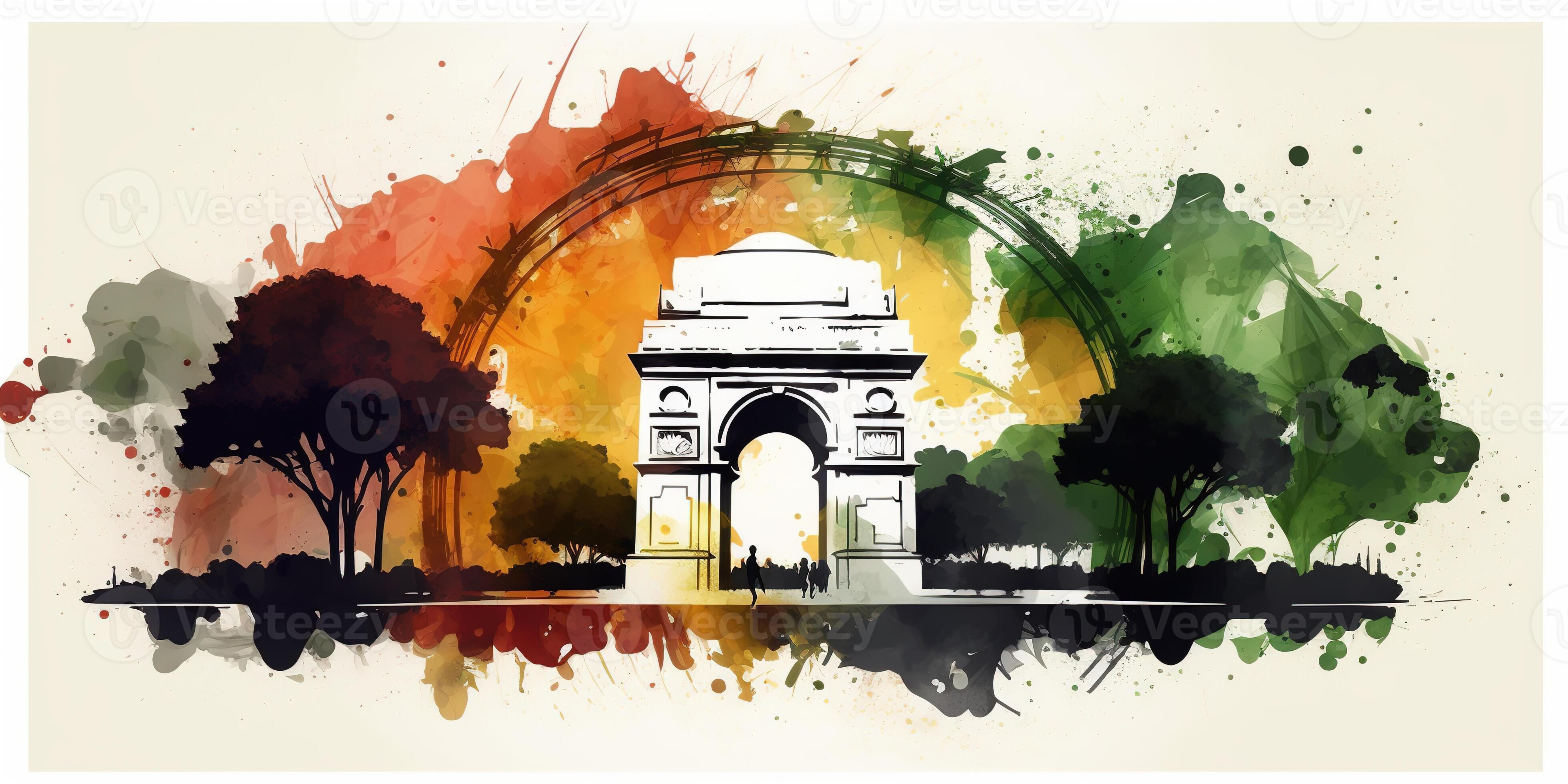 India Gate by Priyanka Sharma on Dribbble