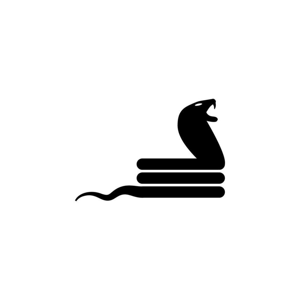 Cobra vector icon illustration