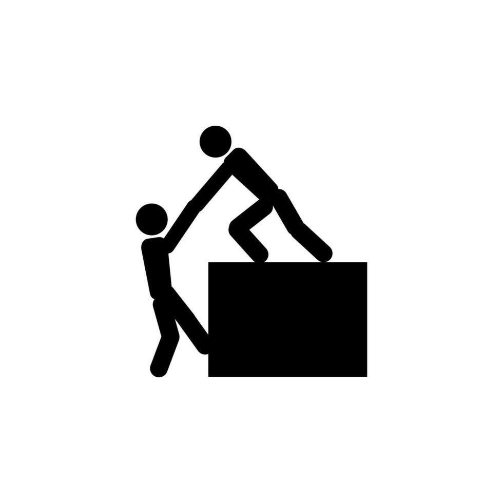 Business help vector icon illustration