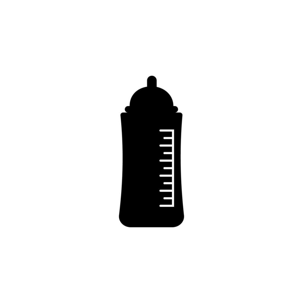 alimentación botella vector icono ilustración