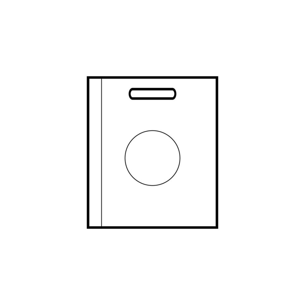 Paper bag vector icon illustration 23249324 Vector Art at Vecteezy