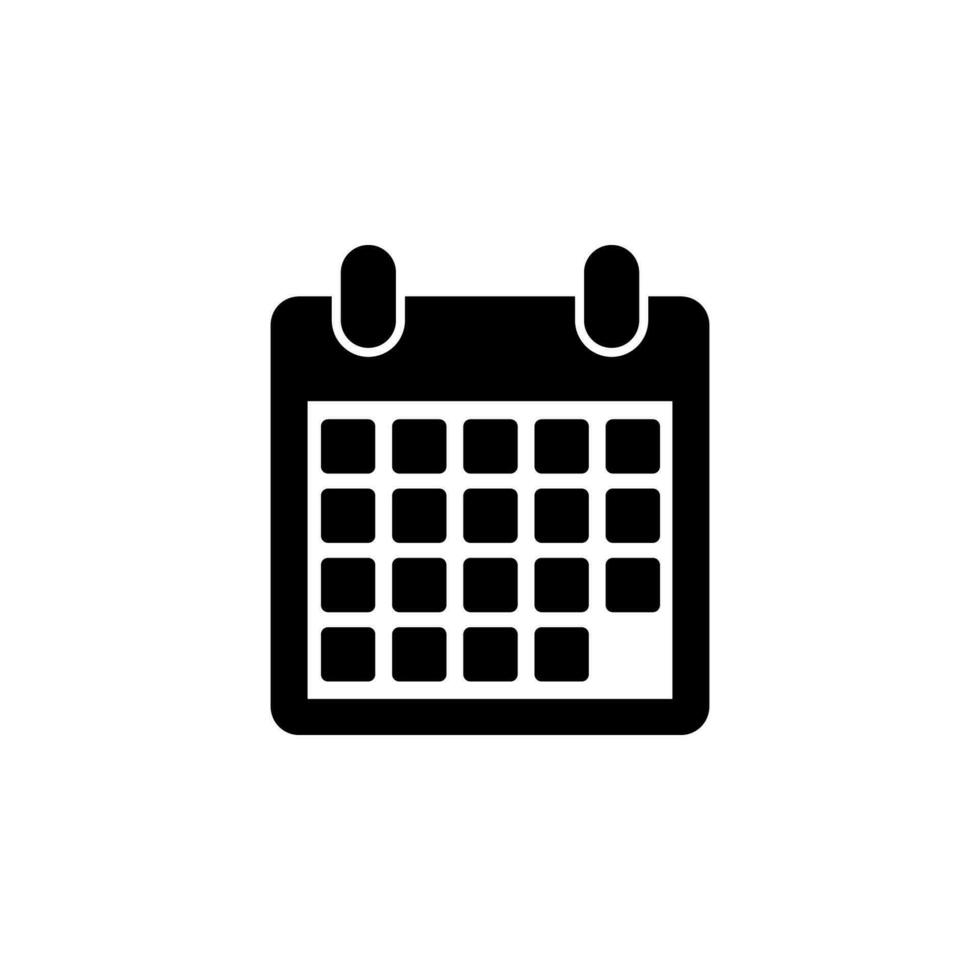 the calendar vector icon illustration