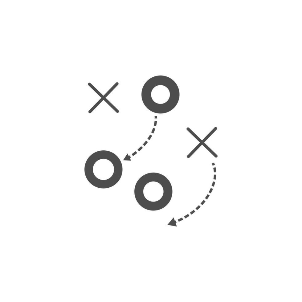 football field vector icon illustration