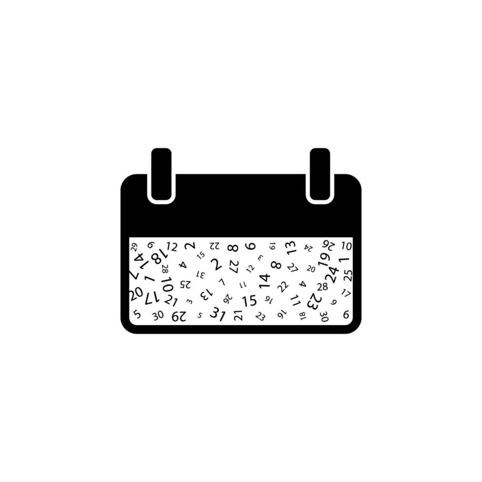 the calendar vector icon illustration