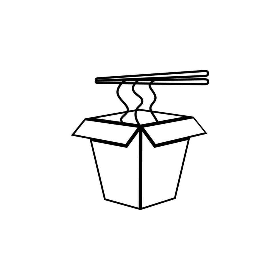 noodles, pack, sticks vector icon illustration 23250068 Vector Art at