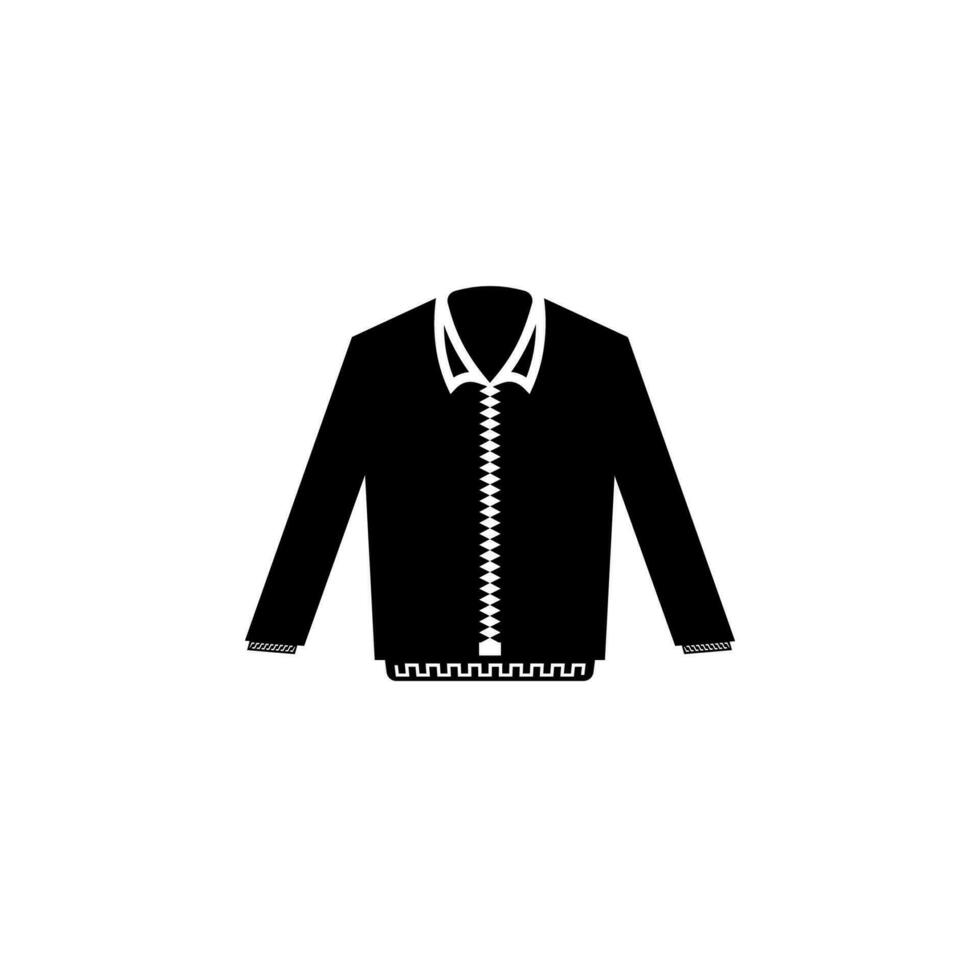 jacket vector icon illustration