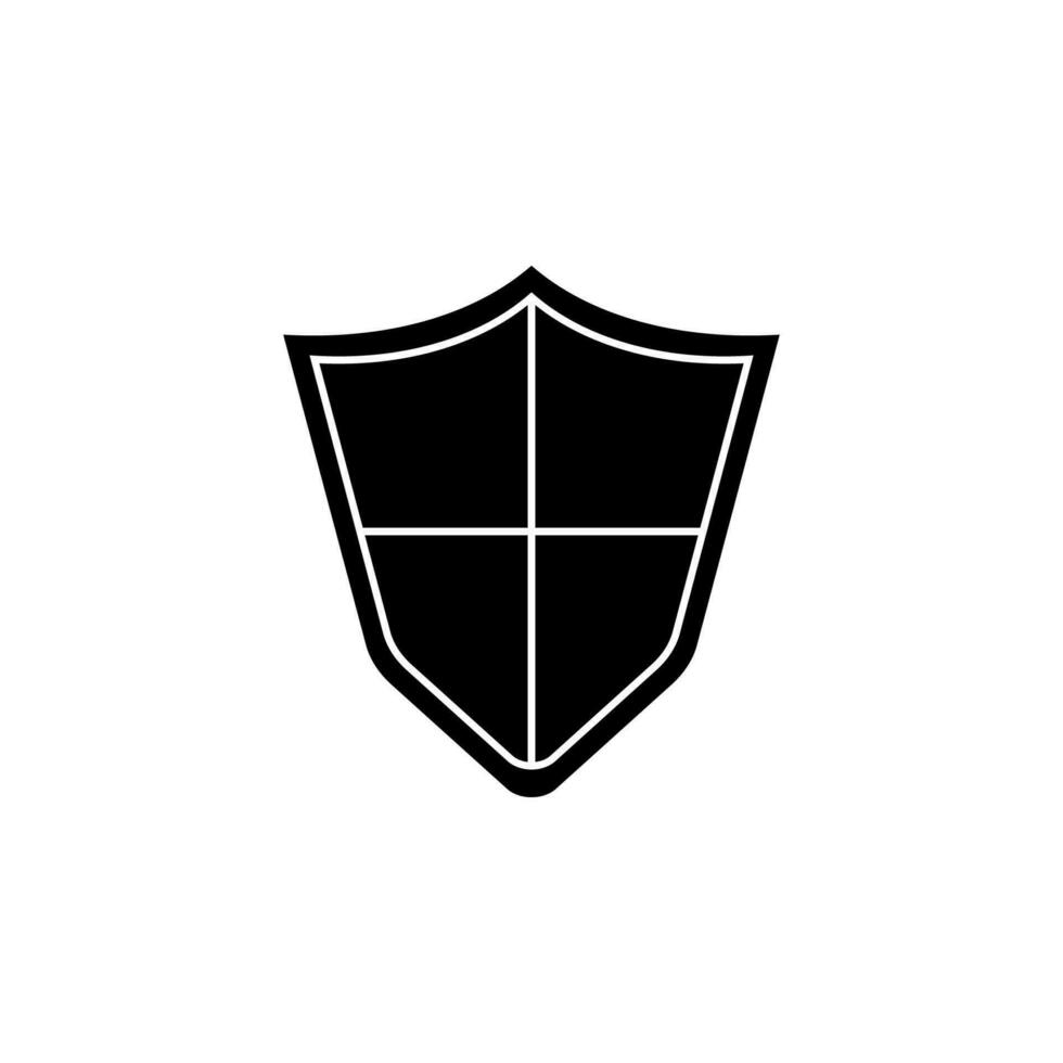 antivirus Shield vector icon illustration