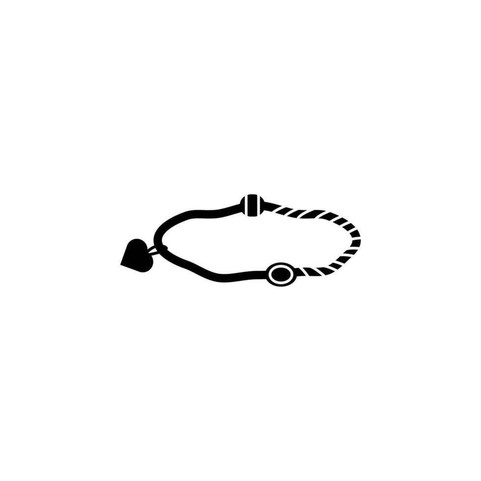 heart pendant vector icon illustration