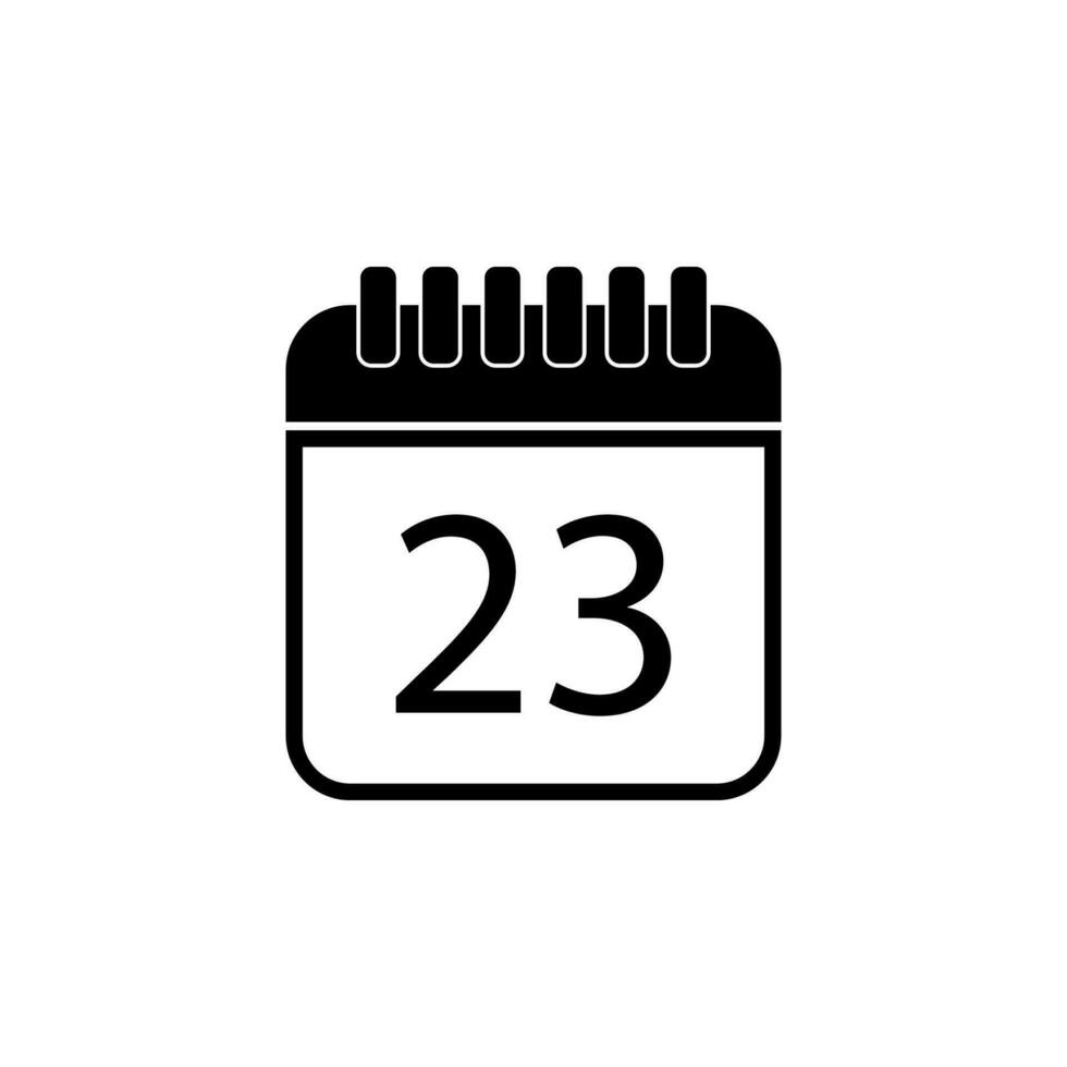 mark on the calendar vector icon illustration