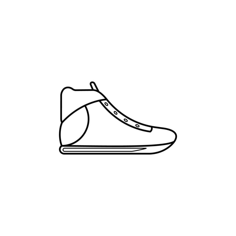 Sneakers vector icon illustration