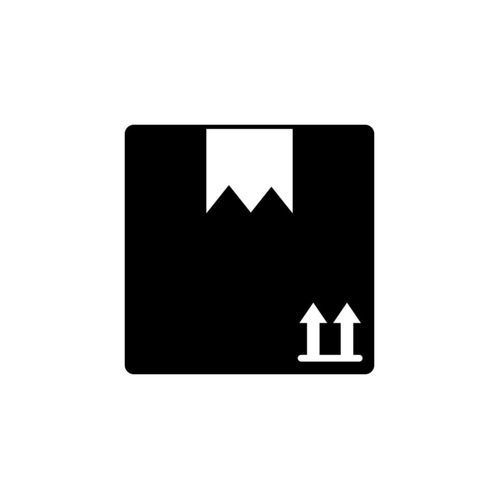 Box, package vector icon illustration