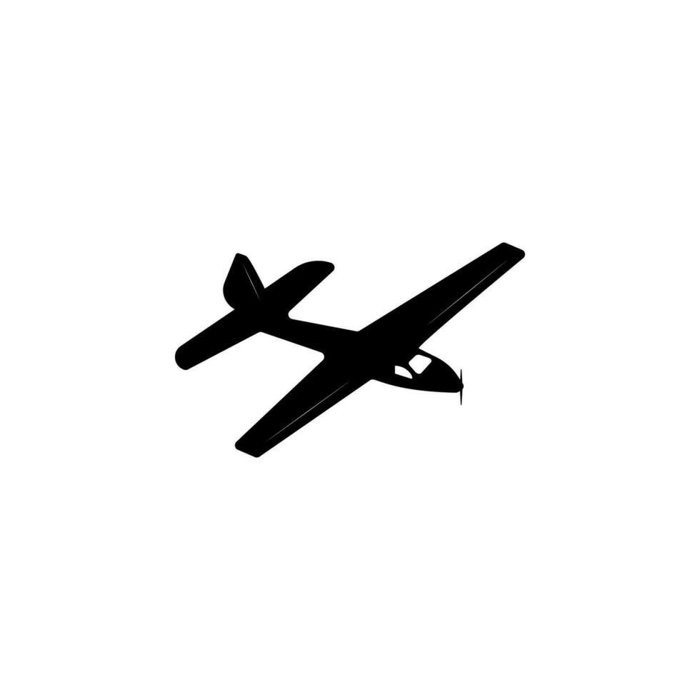 Plane vector icon illustration