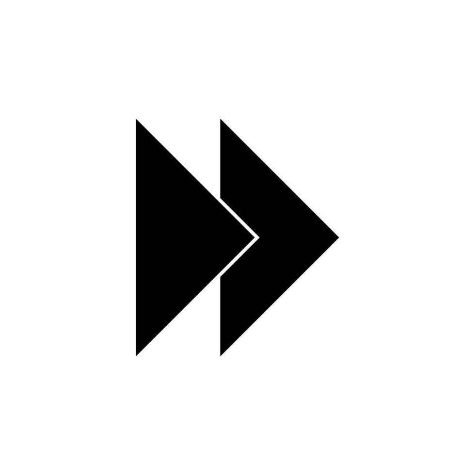 double arrow vector icon illustration