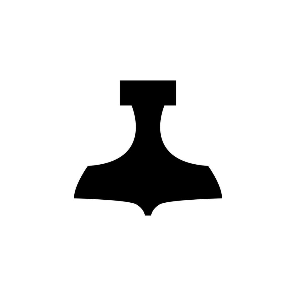 mjolnir vector icon illustration