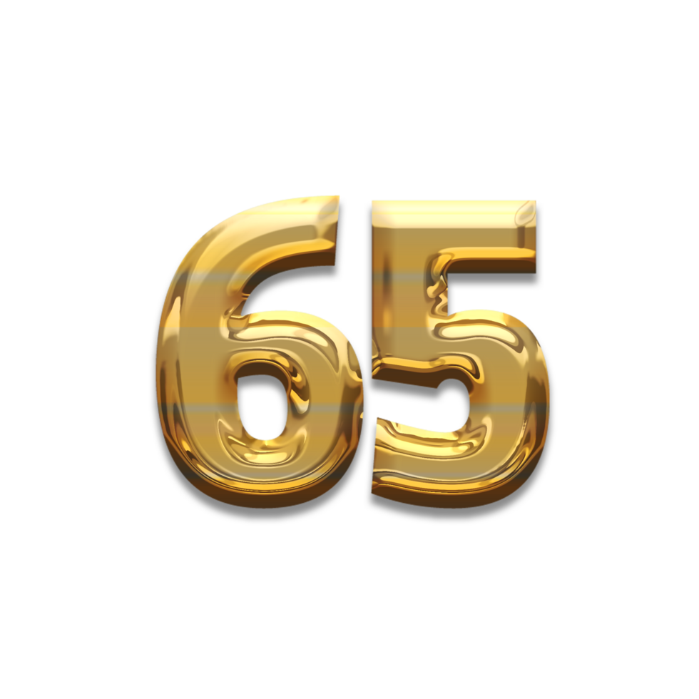 Number gold luxury, use birthday,age,anniversary png