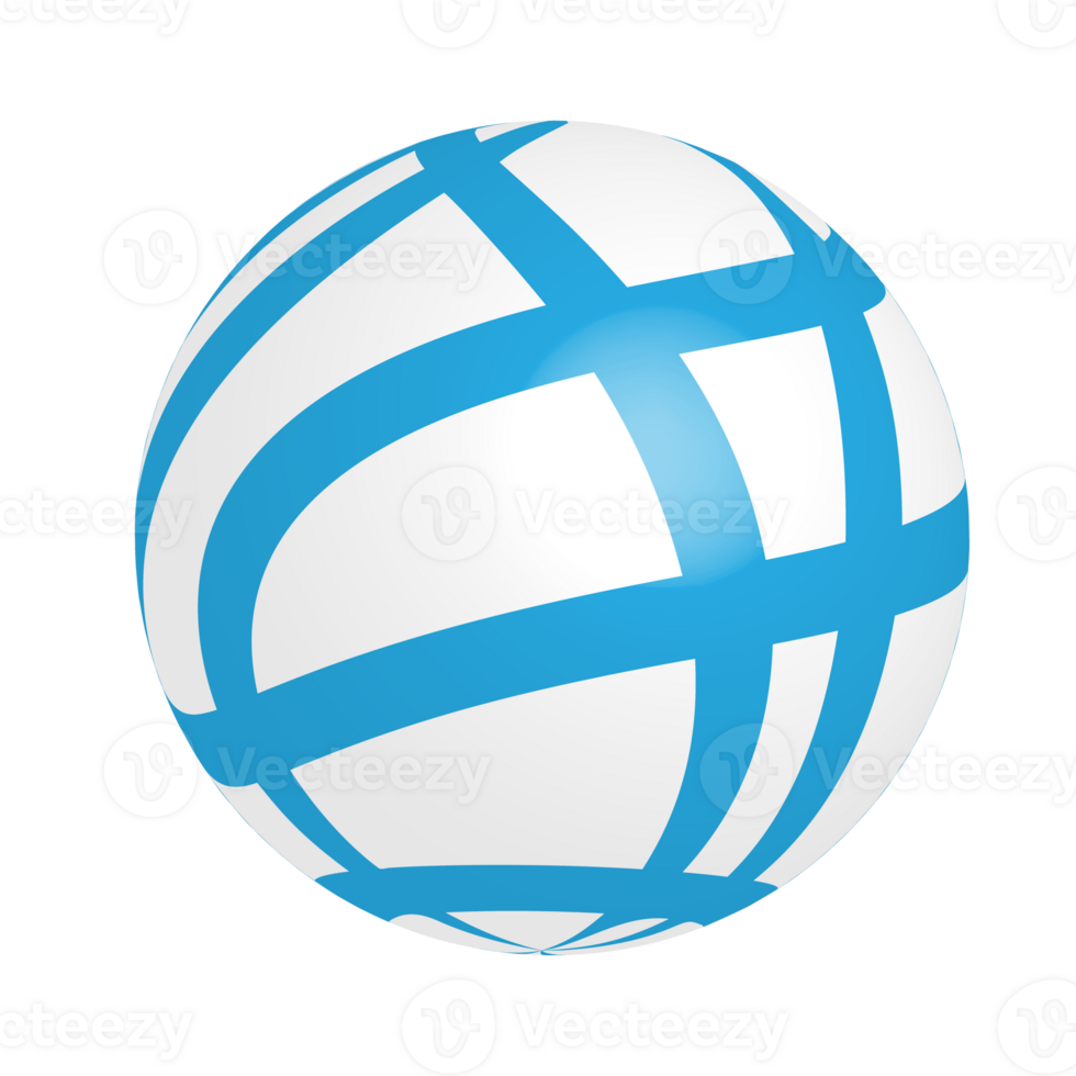 Colorful beach plastic ball on transparent background 23251208 PNG