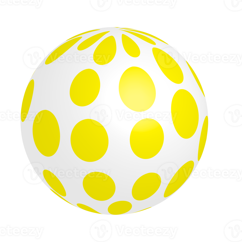 Colorful beach plastic ball on transparent background 23251219 PNG