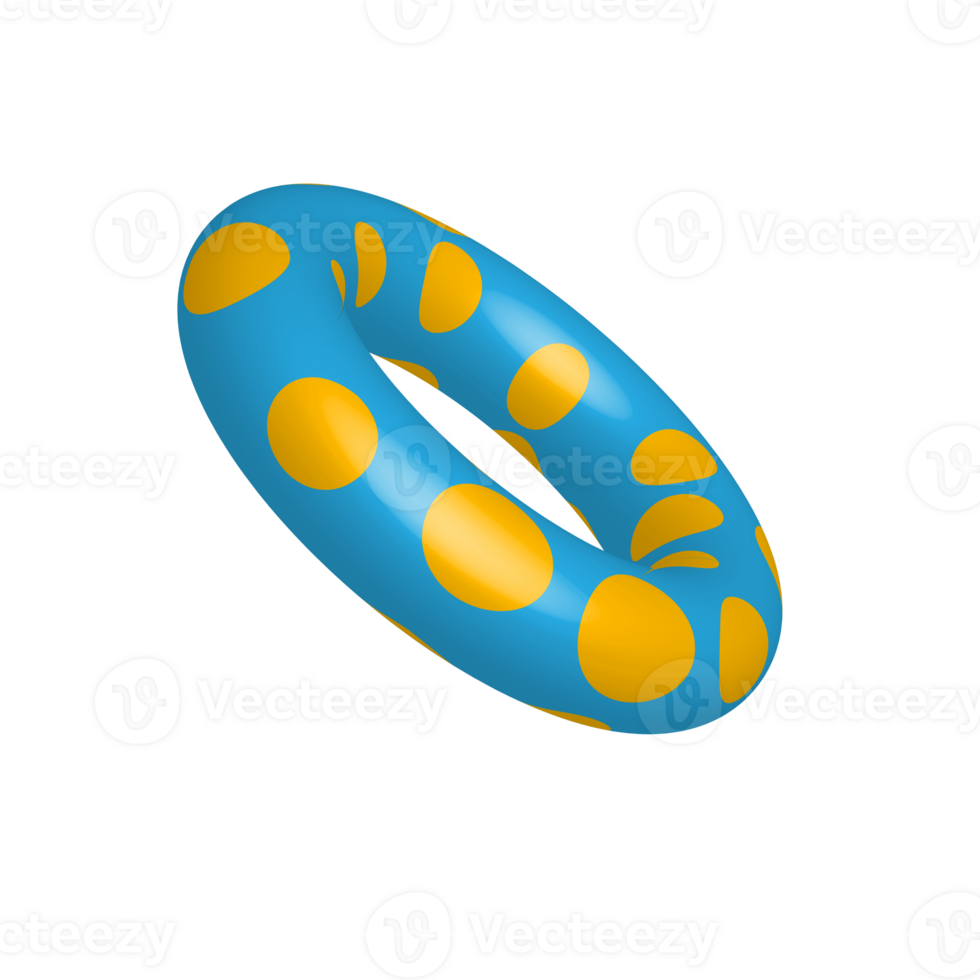 kleurrijk opblaasbaar zwemmen ring Aan transparant achtergrond, rubber zwemmen ring, zee pret en veiligheid png