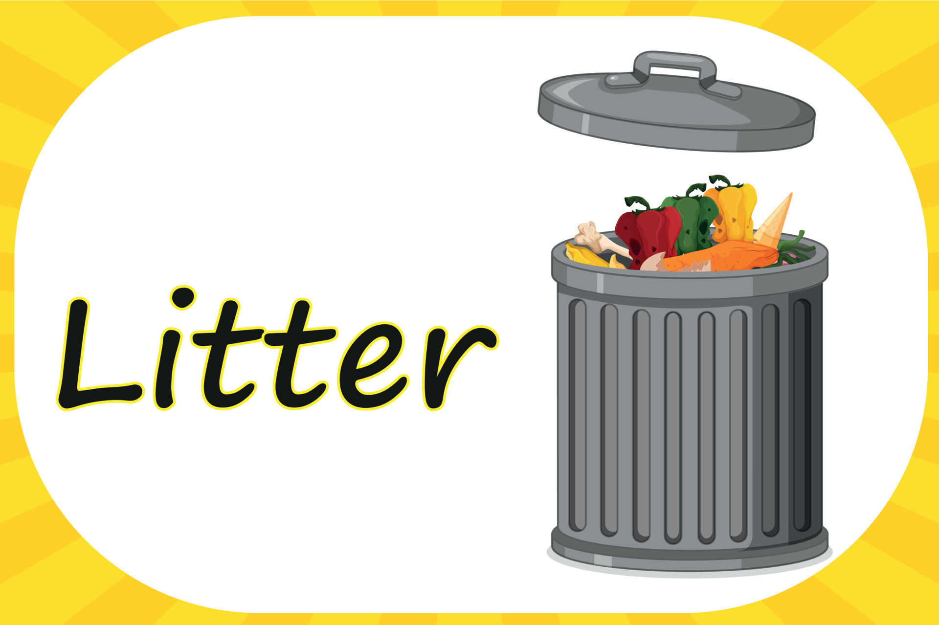 Flash Cards For Earth Day Pollution Garbage Litter Compost Seedling flash-cards-for-earth-day-pollution-garbage-litter-compost-seedling