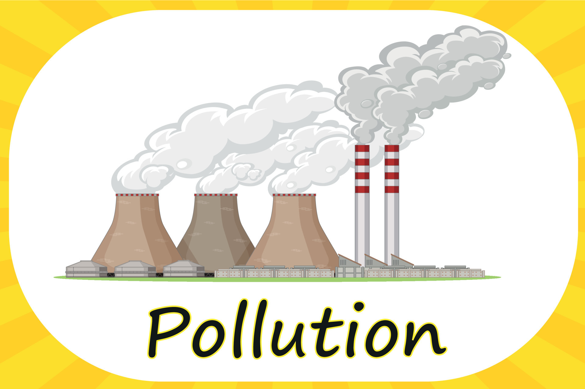 Flash Cards For Earth Day Pollution, Garbage, Litter, Compost, Seedling