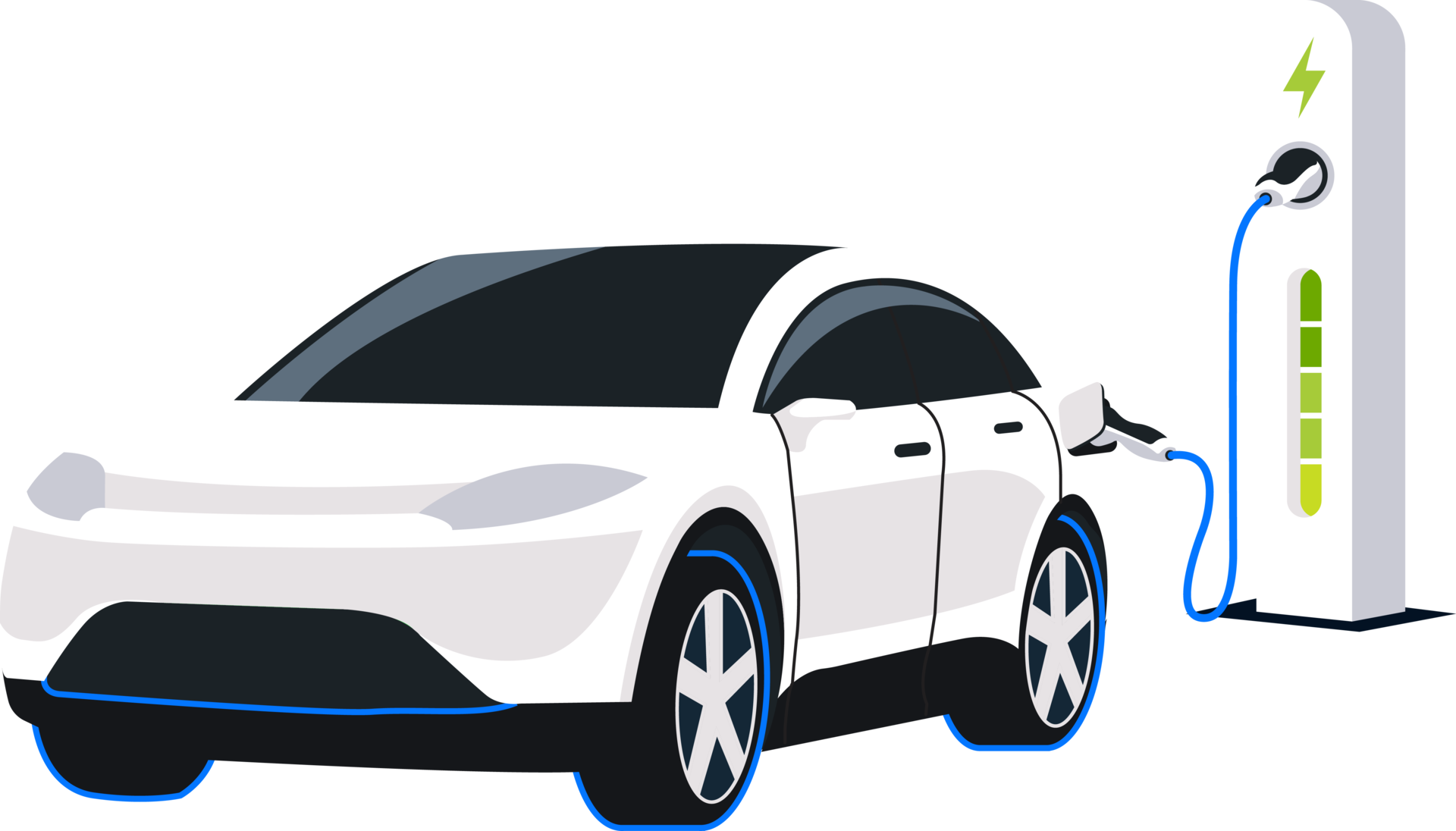 Electric Vehicle Technology Illustration 23251421 PNG