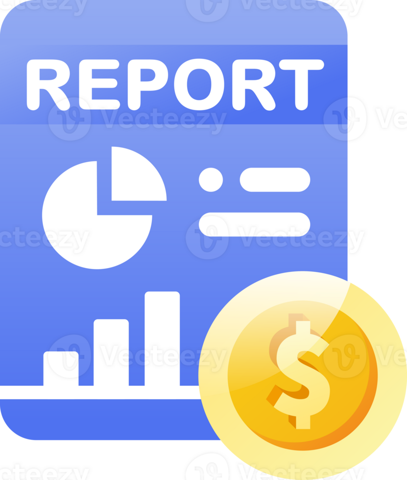 financial report money png