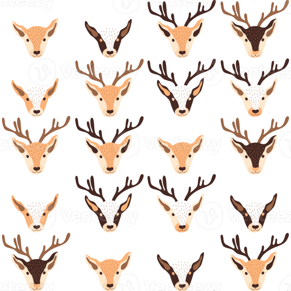 Christmas pattern with ginger cookies png
