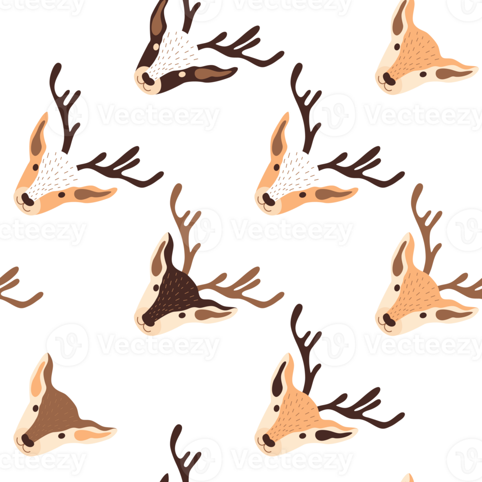 Christmas pattern with ginger cookies png