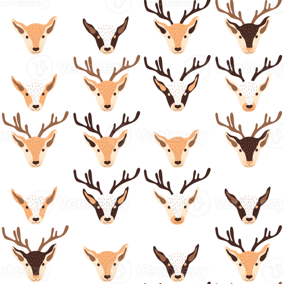 Christmas pattern with ginger cookies png