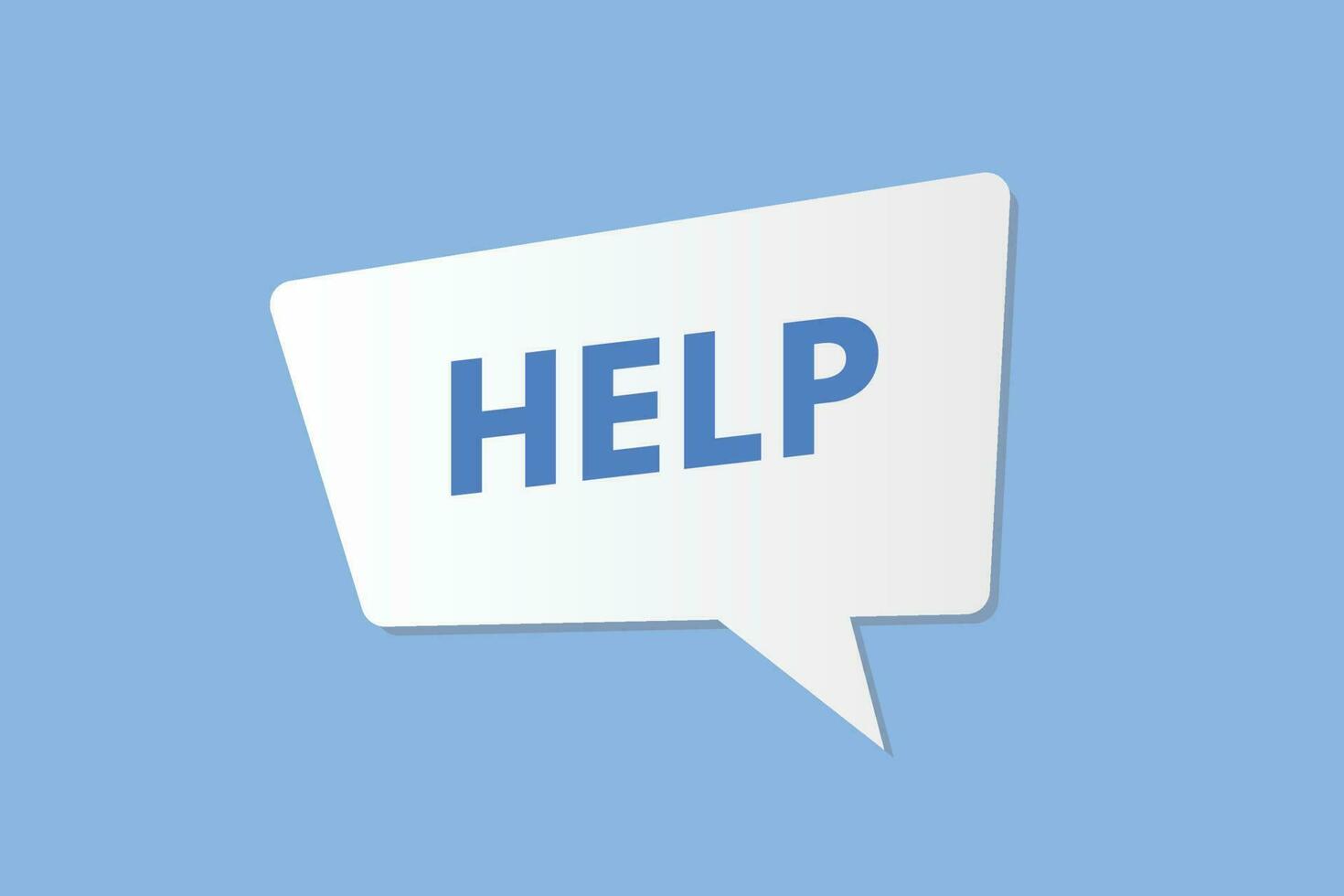 Help text Button. Help Sign Icon Label Sticker Web Buttons vector