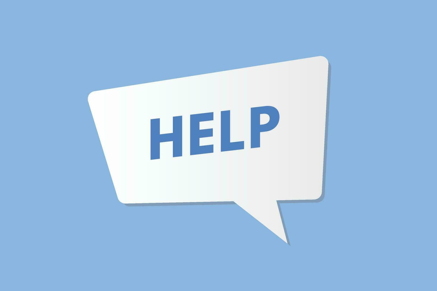 Help text Button. Help Sign Icon Label Sticker Web Buttons vector