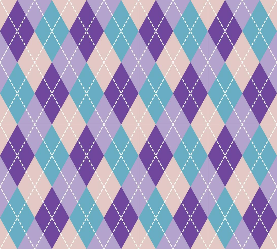 Argyle Pattern vector ,Fabric texture background