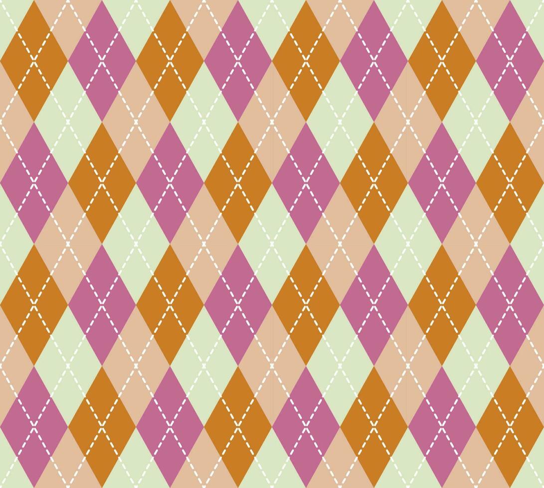 Argyle Pattern vector ,Fabric texture background