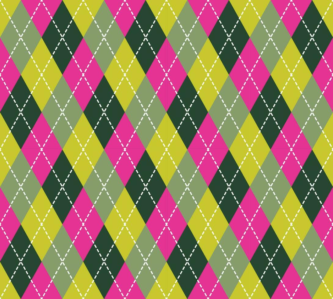 Argyle Pattern vector ,Fabric texture background
