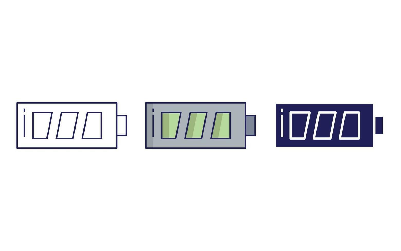 Battery vector icon