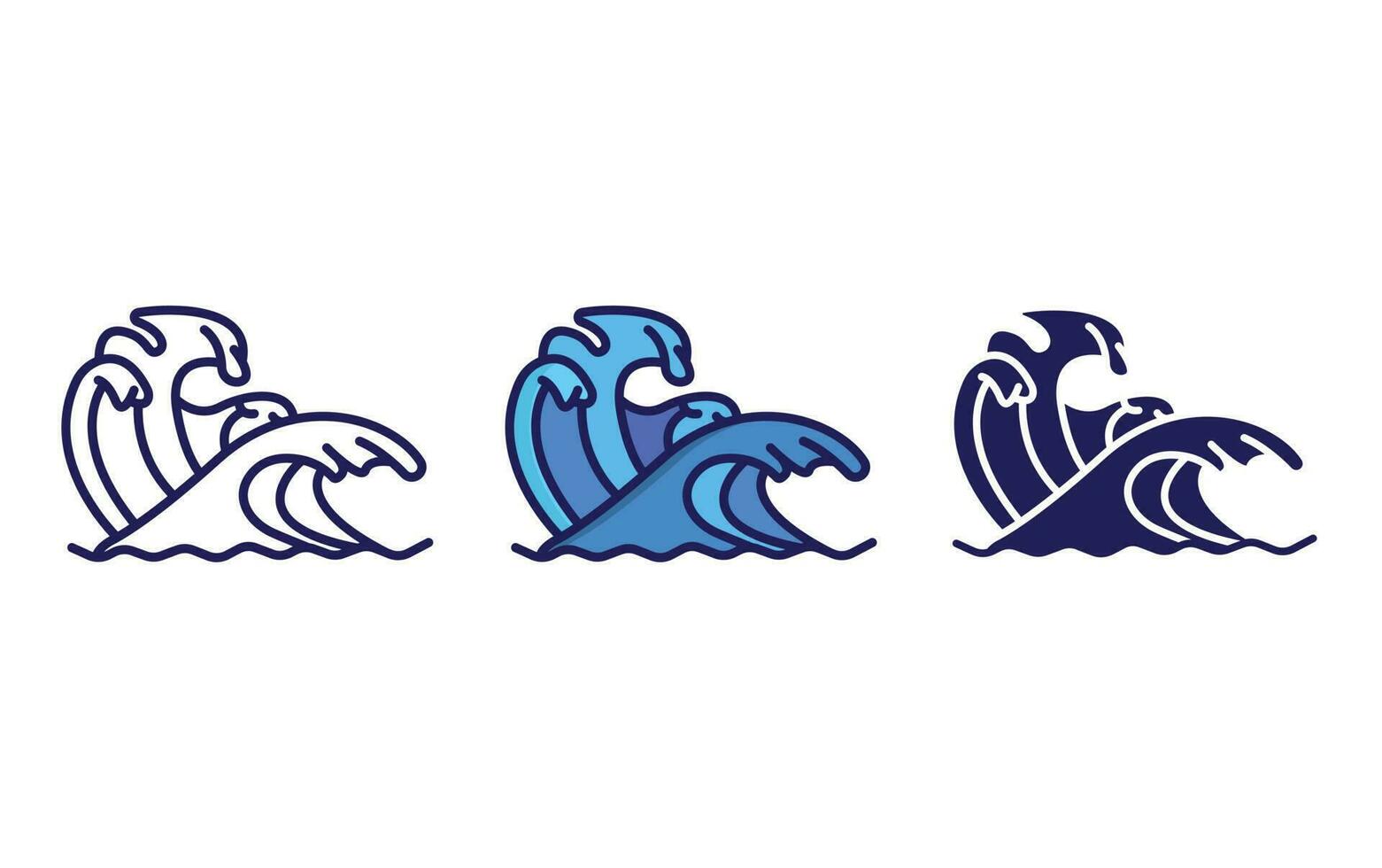 Waves vector icon