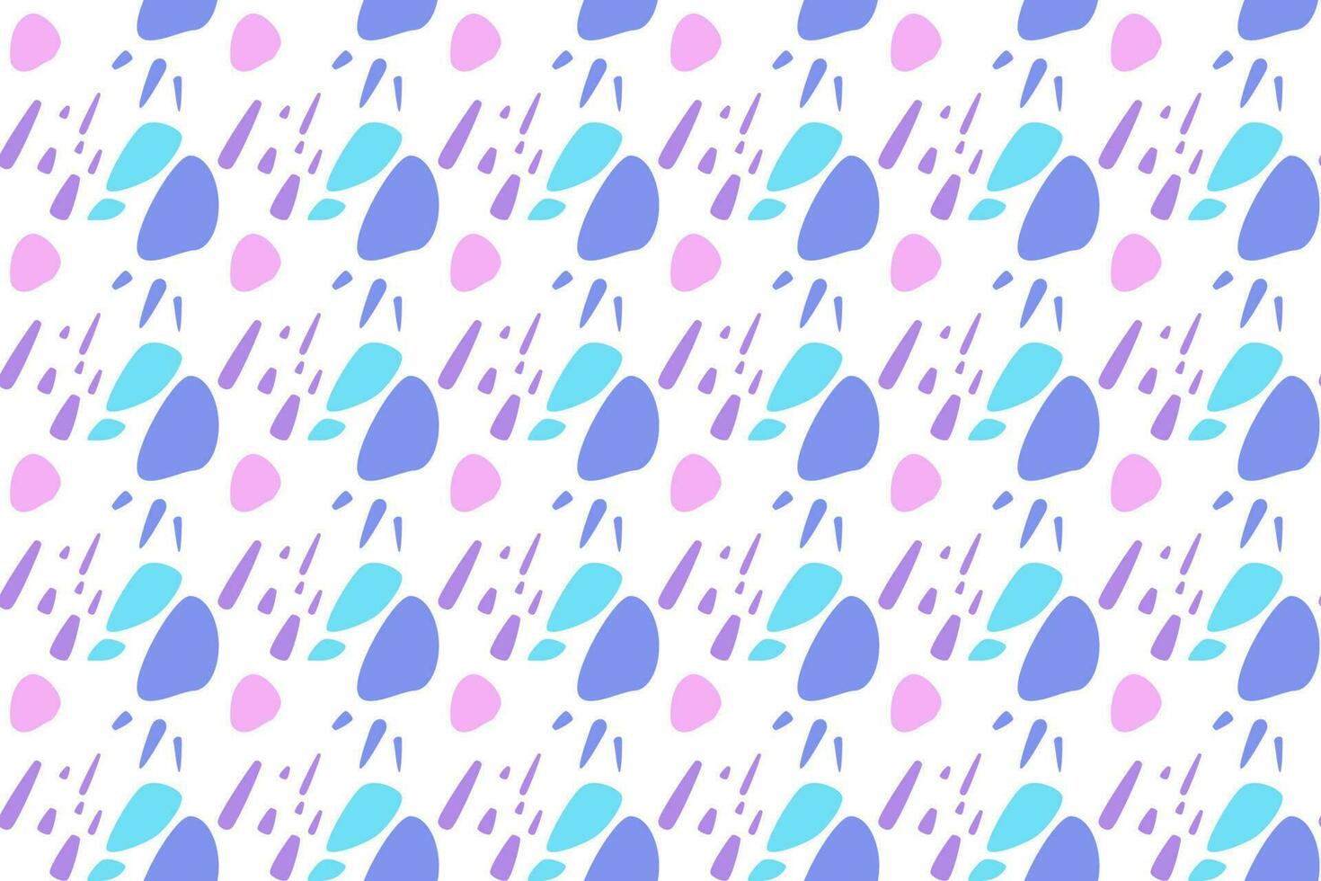 Abstract geometric minimal shape seamless pattern minimal shapes in pastel colors, accented with waves, circles, and a doodled texture background. perfect for prints, covers, boho decorations vector