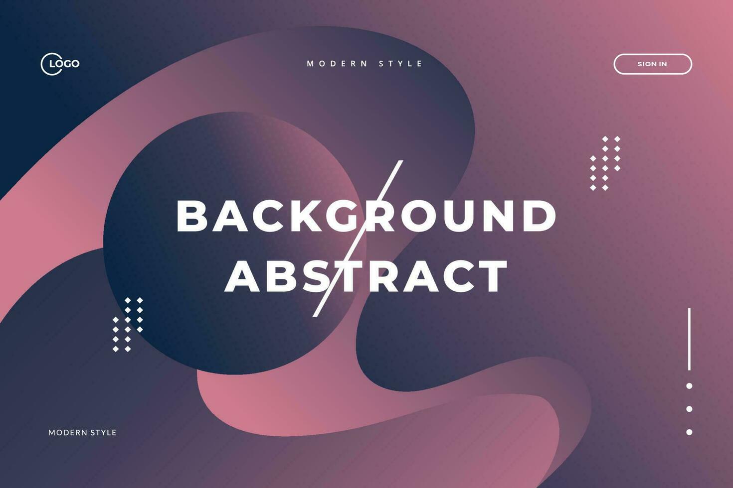 3D Background Modern Wave curve abstract presentation, adorned with abstract decoration, halftone gradients, and 3D vector illustration, is an ideal choice for a landing page website.