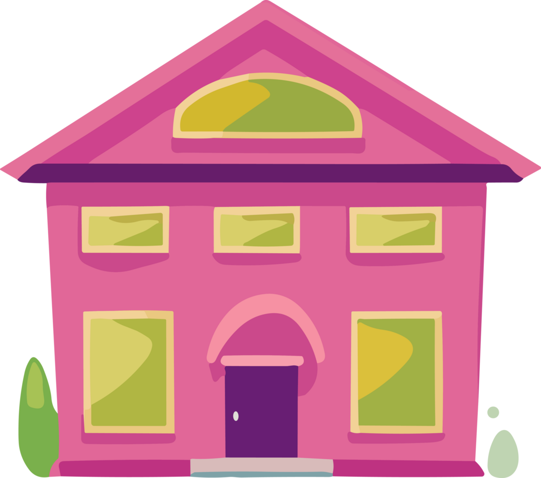 Cute and Cozy Cartoon Houses png