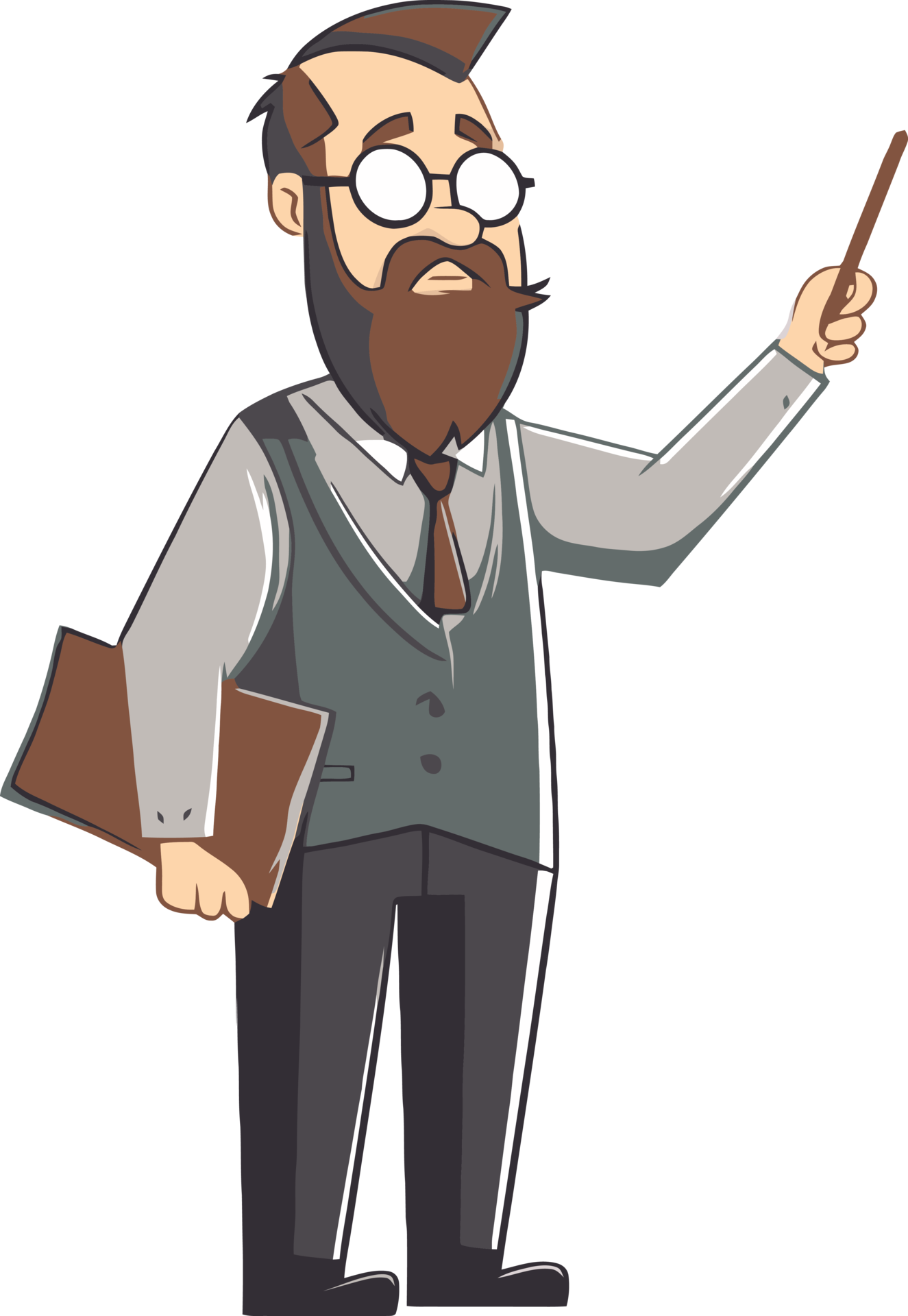 Funny Fat Male Teacher With Beard With Pose Pointing 23254094 PNG funny-fat-male-teacher-with-beard-with-pose-pointing-23254094-png