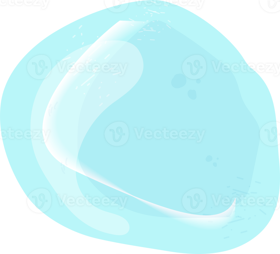Crystal. Curative Transparent Healing Quartz. Blue Gradient Clear Bright Gem. Magic Stone png