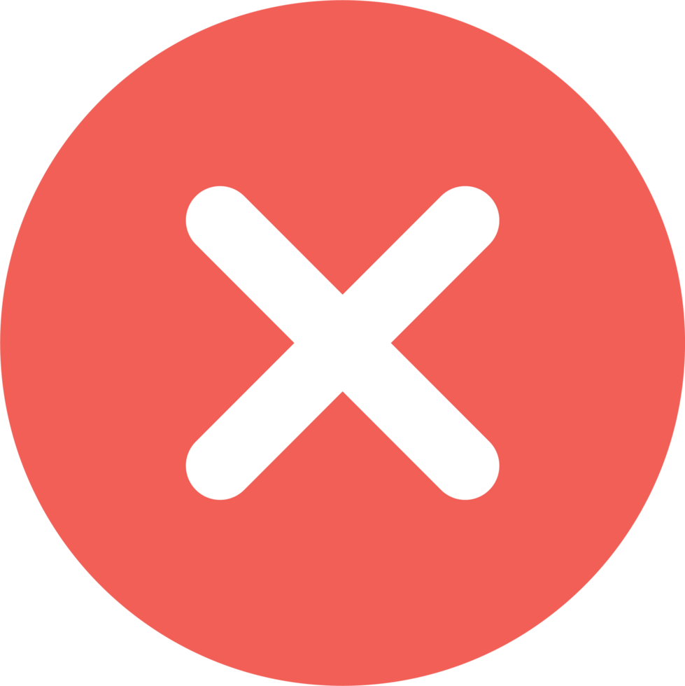 Cross sign symbol png