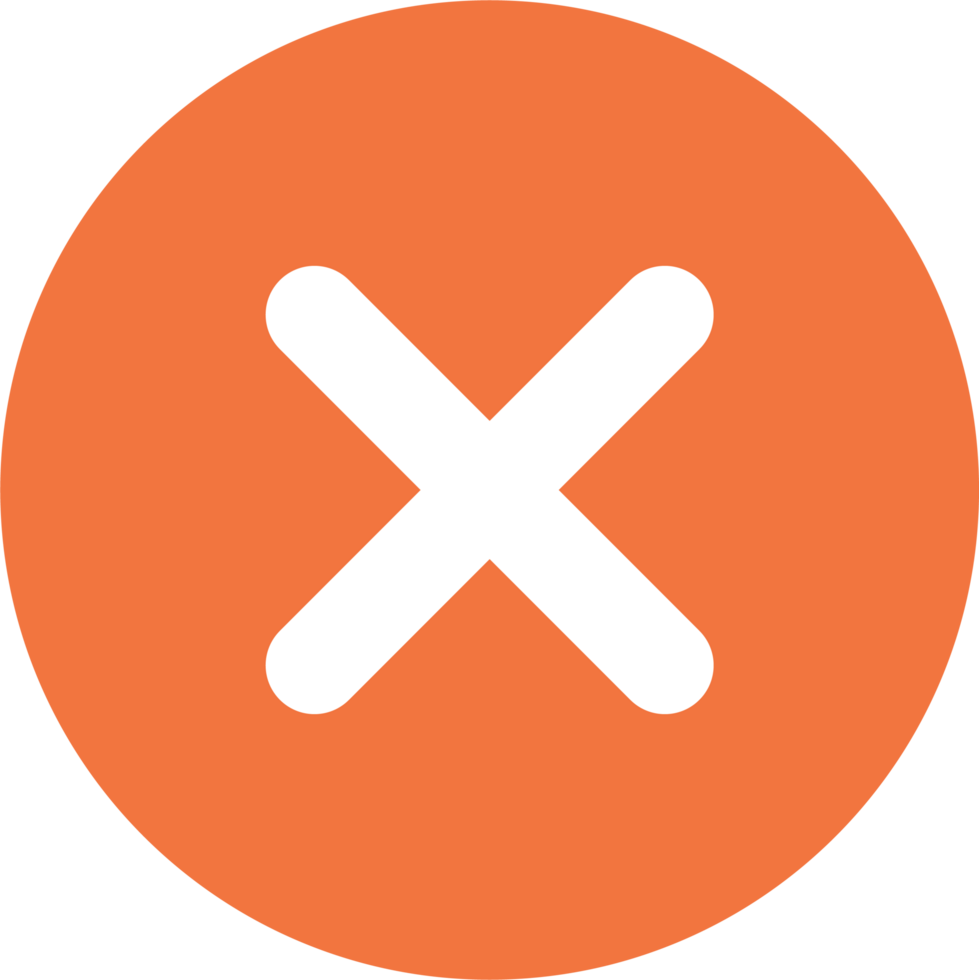 Cross sign symbol png