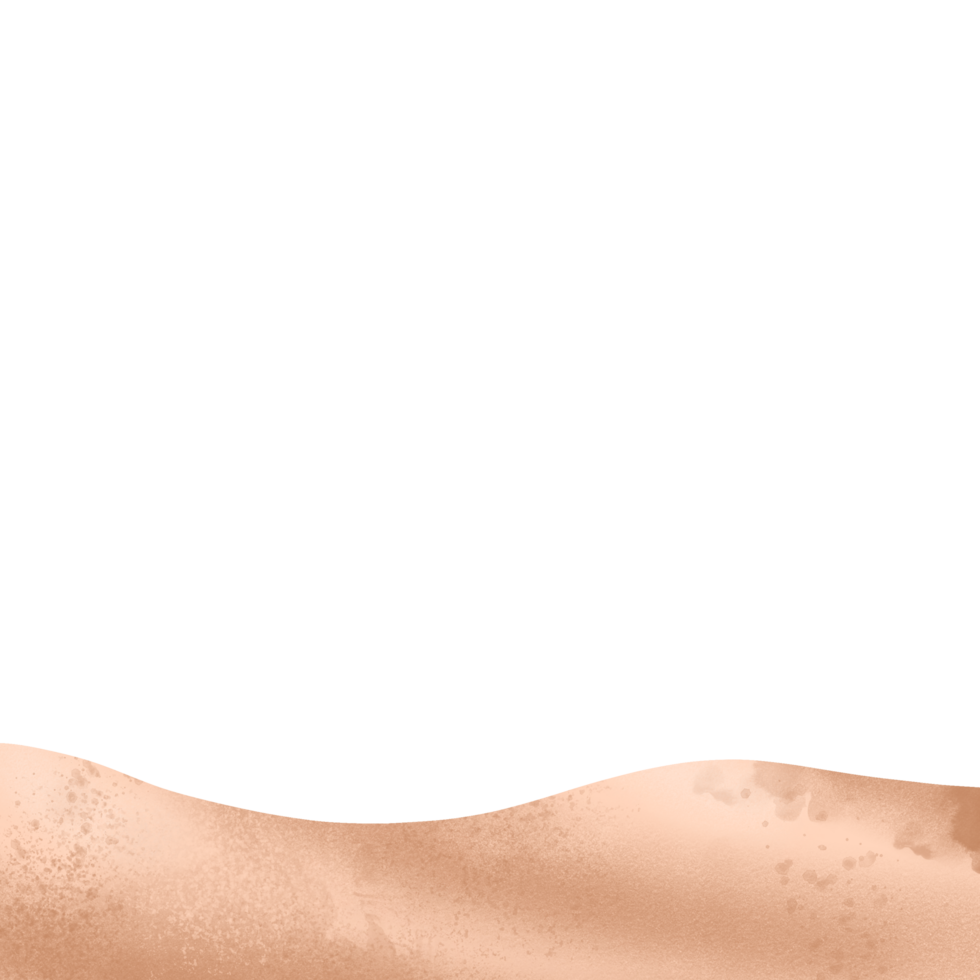 Sand beach illustration png