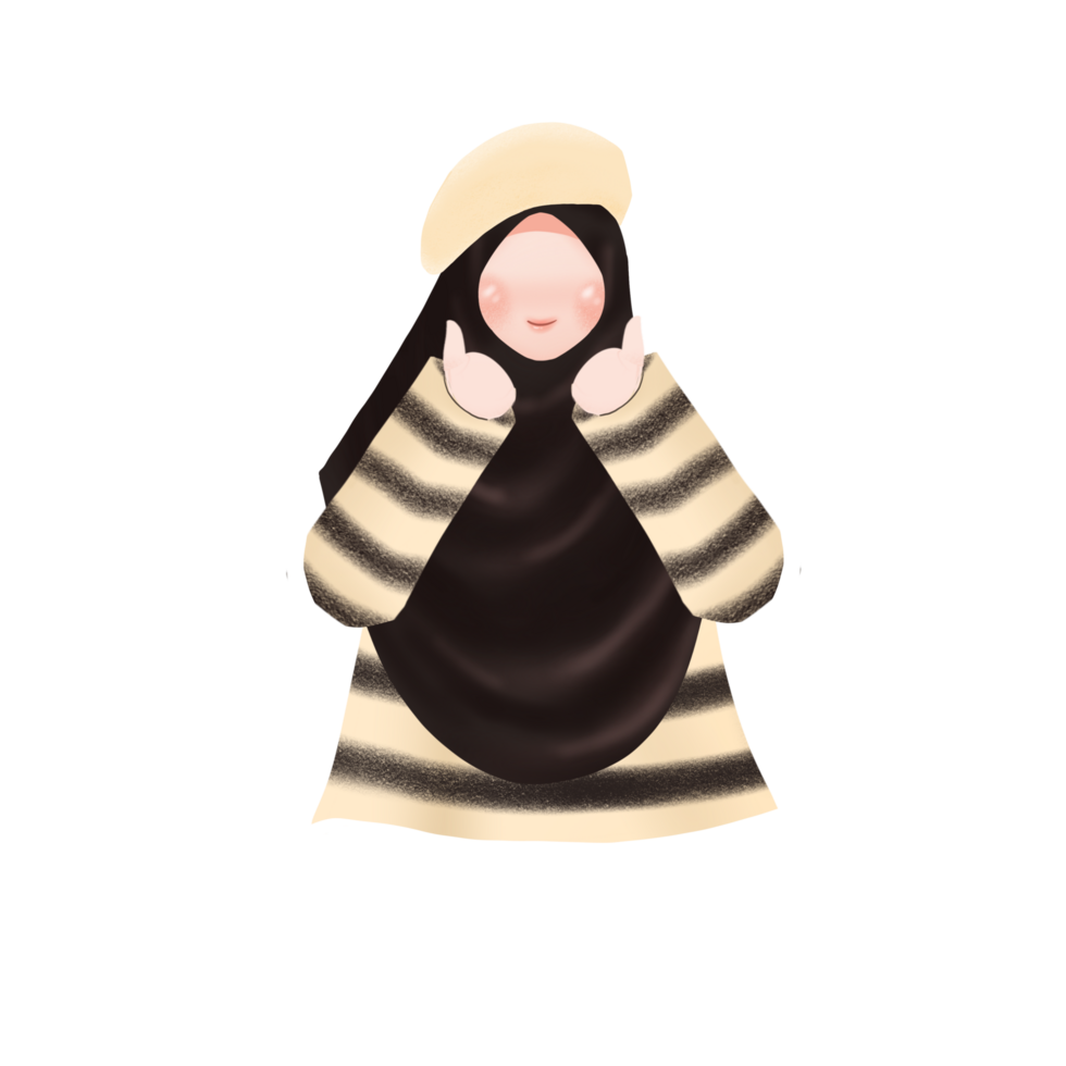 Hijab woman Illustration png